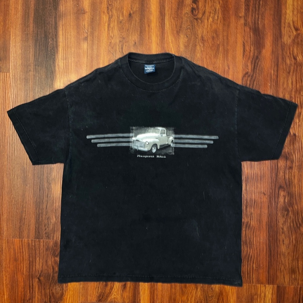 Newport Blue 100% Cotton 1950’s GMC  Pickup Truck XL